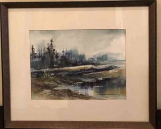 Fallen Log By Adrian Hansen