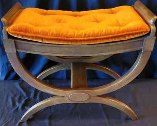 Vintage Curule Seat