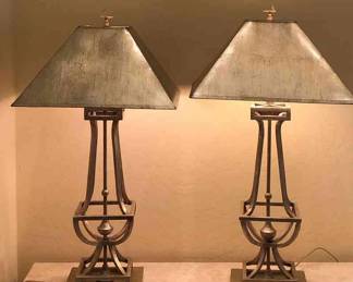 2 Metallic Lamps