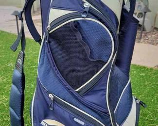 Golf Bag And Assorted Clubs