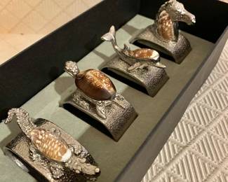 $40 - Southern Tribute Shell Napkin Holder #1 with Whale