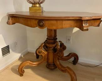 $950 - Italian Victorian centerpiece table - 31" H, 44" W, 27.5" D