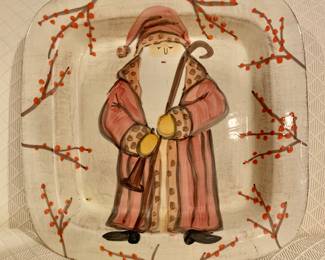 $50 - Yuletide by Zrike SQUARE TRAY 15 3/4" MADE IN ITALY