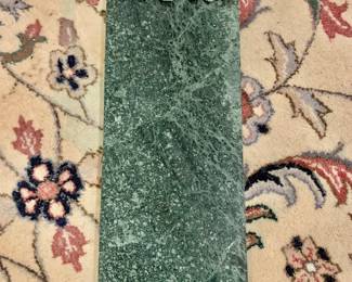  $50 - Arthur Court Green Marble Bunny Rabbit Cheese Board -- 1" H, 19.5" L, 6" W