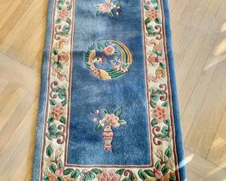 $250 - Chinoiserie runner - approx 64" L x 27" W