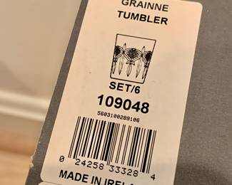 $180 - New in box Waterford Grainne Tumblers #2