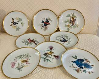 $90 Audubon Hutschenreuther set of 8 dishes