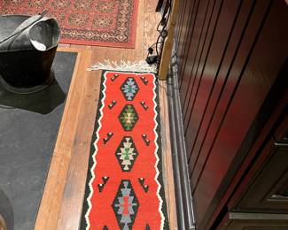 Small Navaho Rug, 12 x 40. Price $125