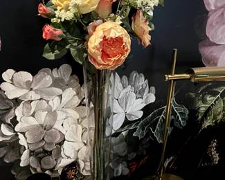 Extra Tall Vase 36" w/ Silk Floral Arrangment, $395