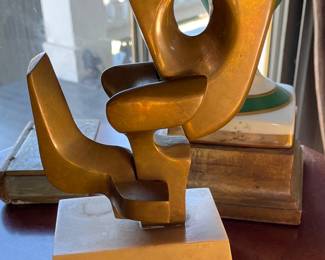 Hahakitkosol Somchai, Thai 1934-2000, Abstract Bronze. From Ida Kohlmeyer Collection $2500