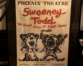 Sweeny Todd Poster $225