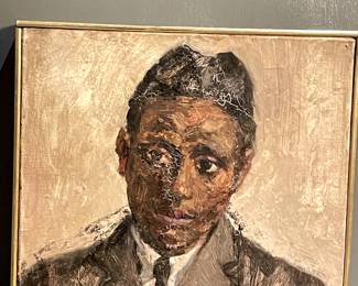 Xavier DeCallatay (1932-1999). New Orleans Oil on Canvas "Prince" 17x17. Price $6500