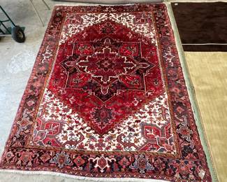 Vintage Hand Woven Area Rug