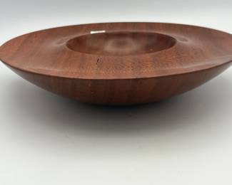 Hand Tooled Wood Bowl