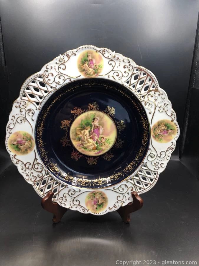 Stunning Gilded Victorian Plate