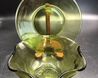 Pretty Olive Green Dip Set