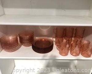 Beautiful Arcoroc France Brunch Set