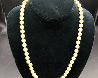 String of Costume Jewelry Pearls