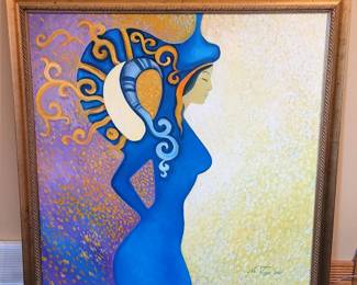 Original Oil Painting, by Tuya Natsagdorj