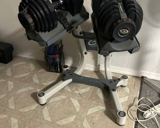 Weights and exercise equipment. All like new 