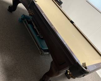 Gorgeous new pool table.