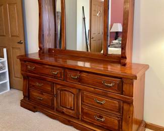 Dresser with mirror top Burlington Furniture NC