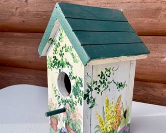 Handpainted birdhouse