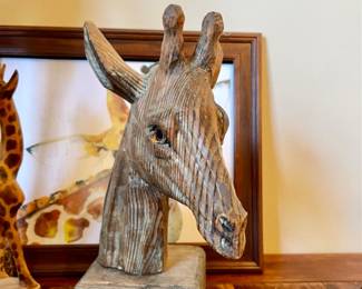 Wooden giraffe