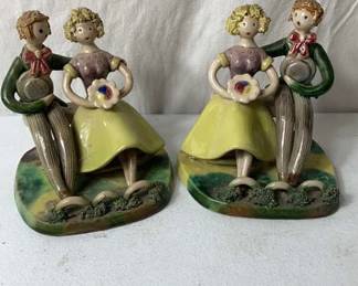 Pair of Ceramic Figurines 