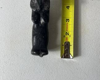 Stone Carved Otter Pipe 