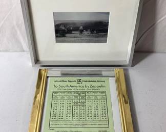 Framed Copies Zeppelin 