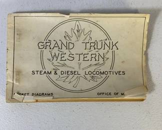 Grand Trunk Western Pocket Diagrams 