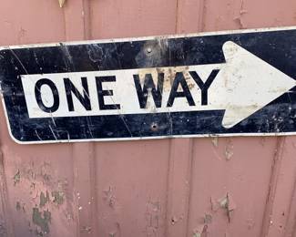 Oneway Sign 