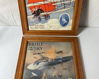 Framed Sheet Music 