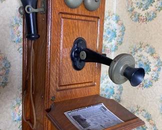 Kellogg Hand Crank Phone 