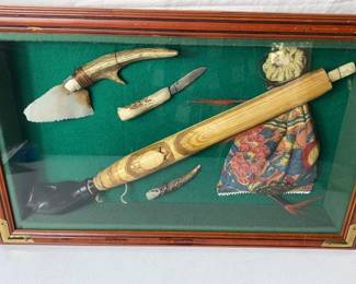 Handmade Knife Pipe Tobacco Bag 