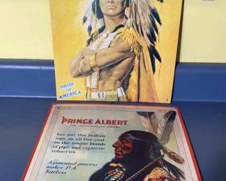 Repro Tobacco Tin Signs 