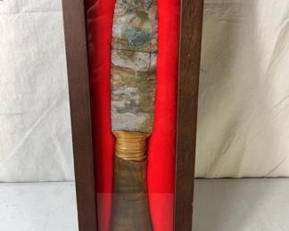 Hand Knapped Jasper Knife 