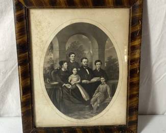 Gen Grant Family Litho 