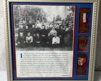 Womans Relief Crops Metals 