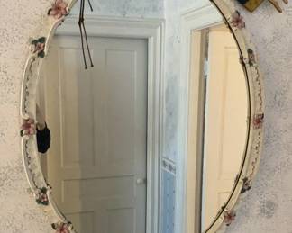 Antique Oval Mirror 