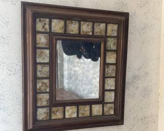 Framed Tiled Mirror 