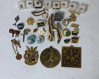 Lot of Metals & Pins 