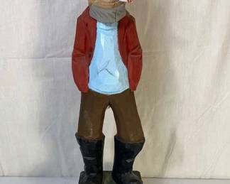 Carved Wood Sailor 