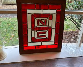 Large stain glass NC state