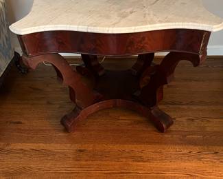 Antique Large Marble top Table 