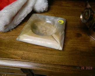 marble ashtray
