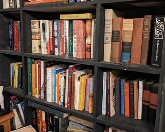 Hundreds of first edition books as well as other editions