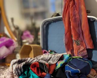 Vintage silk scarves