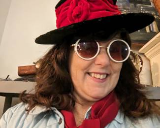 Proud Vintage Broad and owner of all the goods 